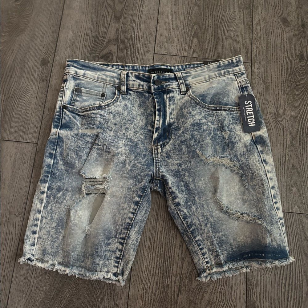 Aeropostal Stylish Blue Denim Men's Shorts
